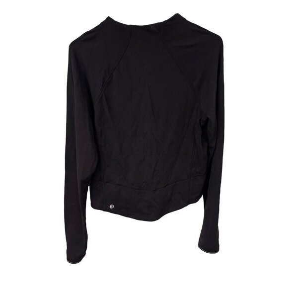 Lululemon Athletica Long Sleeve Crew Neck Sweater Top Soft Thumb Holes Women’s 8 - Picture 3 of 4